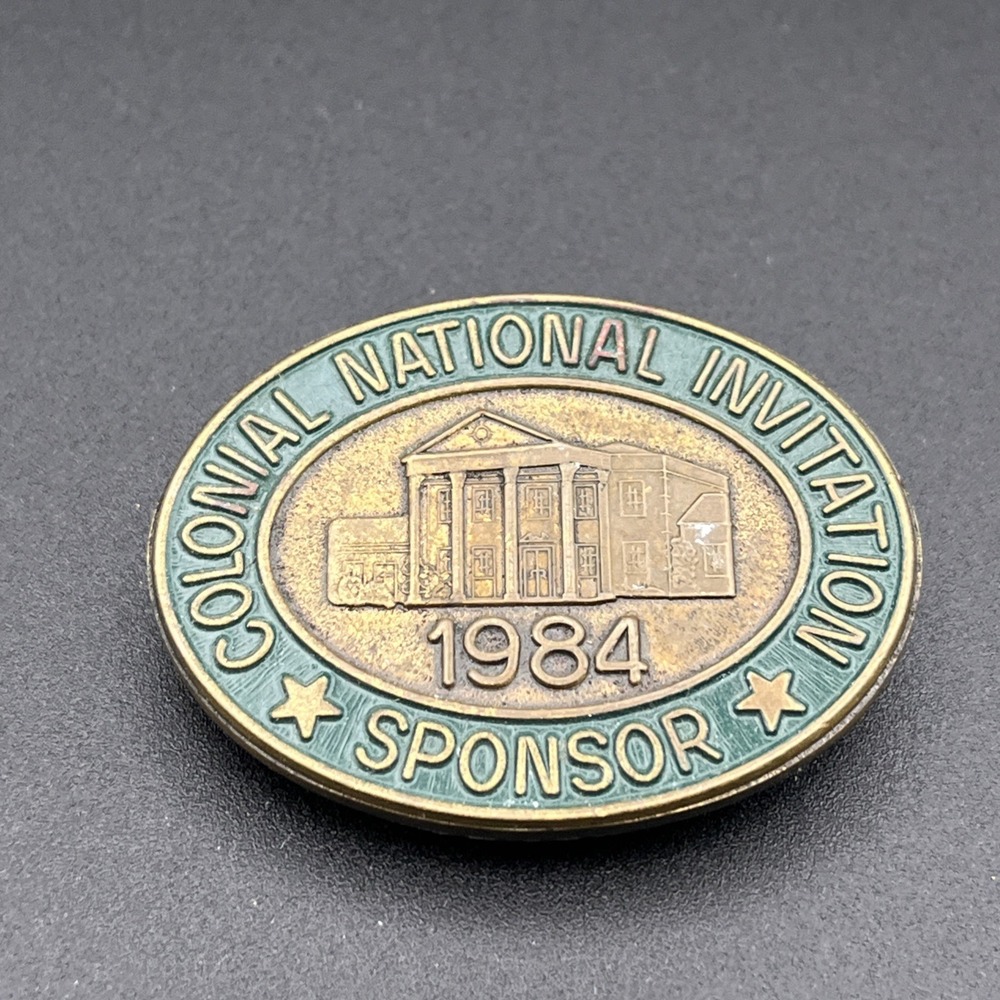 1984 Colonial National Invitation PGA Golf Sponsor‎ Badge Pin